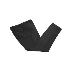 Men's Lanzino Black Dress Pants Size 36 MSRP $160 Slacks Cuffed Hem